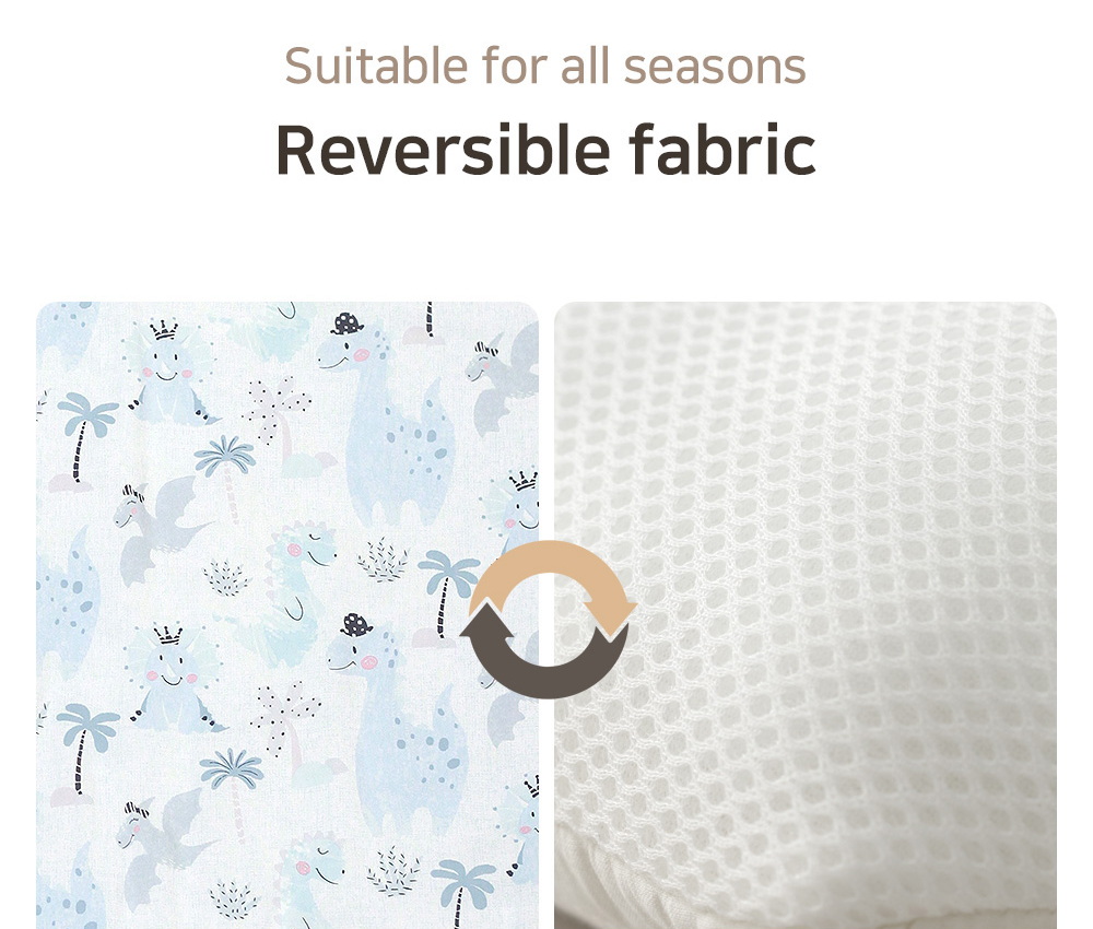 เบาะรองรถเข็น คาร์ซีท ARIBEBE ผ้า MICROMODAL ลายสัตว์ป่า ชมพู_2