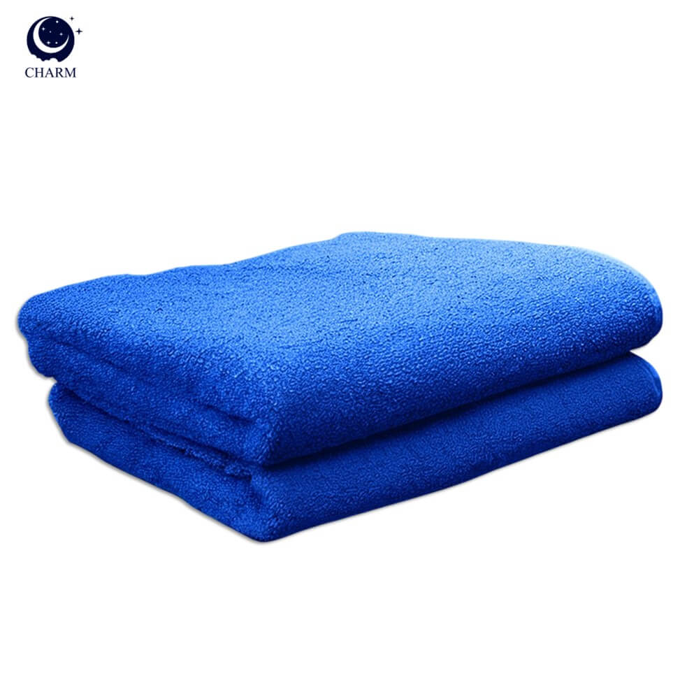 ผ้าขนหนู CHARM POOL ขนาด 100X150 ซม. สี ROYAL BLUE