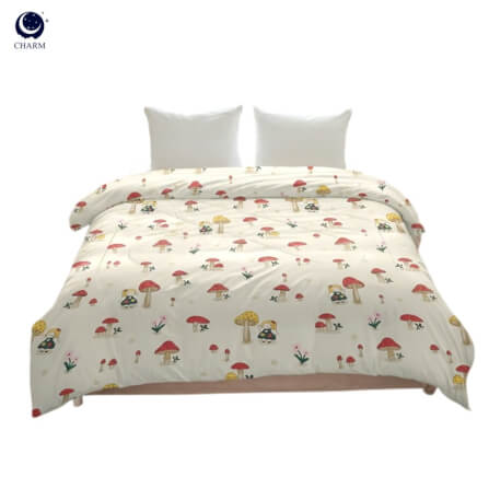 ผ้าห่มนวม CHARM คอลเลคชั่น DREAMY 5 FT SIZE 150×200 CM LUMI MUSHROOM DESIGN_0