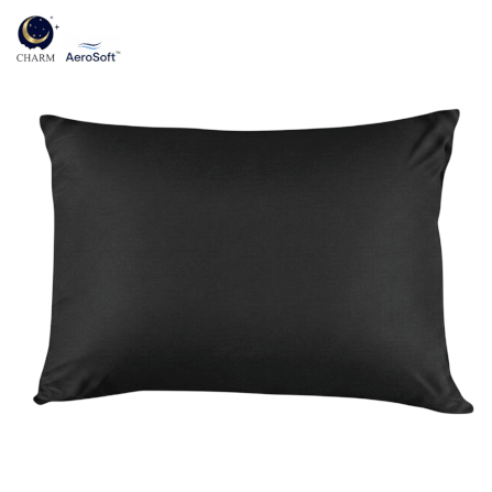 ปลอกหมอนหนุน CHARM AEROSOFT™ MICROTEX 26 X 36 นิ้ว สีดำ_0