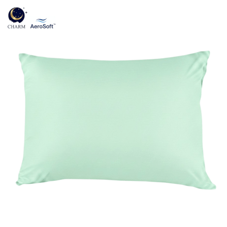 ปลอกหมอนหนุน CHARM AEROSOFT™ MICROTEX 26 X 36 นิ้ว สีเขียวมิ้นท์_0