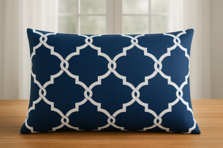 ชุดผ้าปูที่นอน CHARM รุ่น NAVY MIRAGE ไม่รวมผ้านวม ขนาด 6 ฟุต 5ชิ้น_4