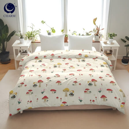 ผ้าห่มนวม CHARM คอลเลคชั่น DREAMY 5 FT SIZE 150×200 CM LUMI MUSHROOM DESIGN_7