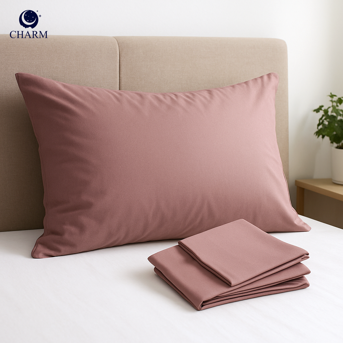 ปลอกหมอน CHARM CLASSIC ขนาด 20X 30 นิ้ว สี NUDE GREEN_1