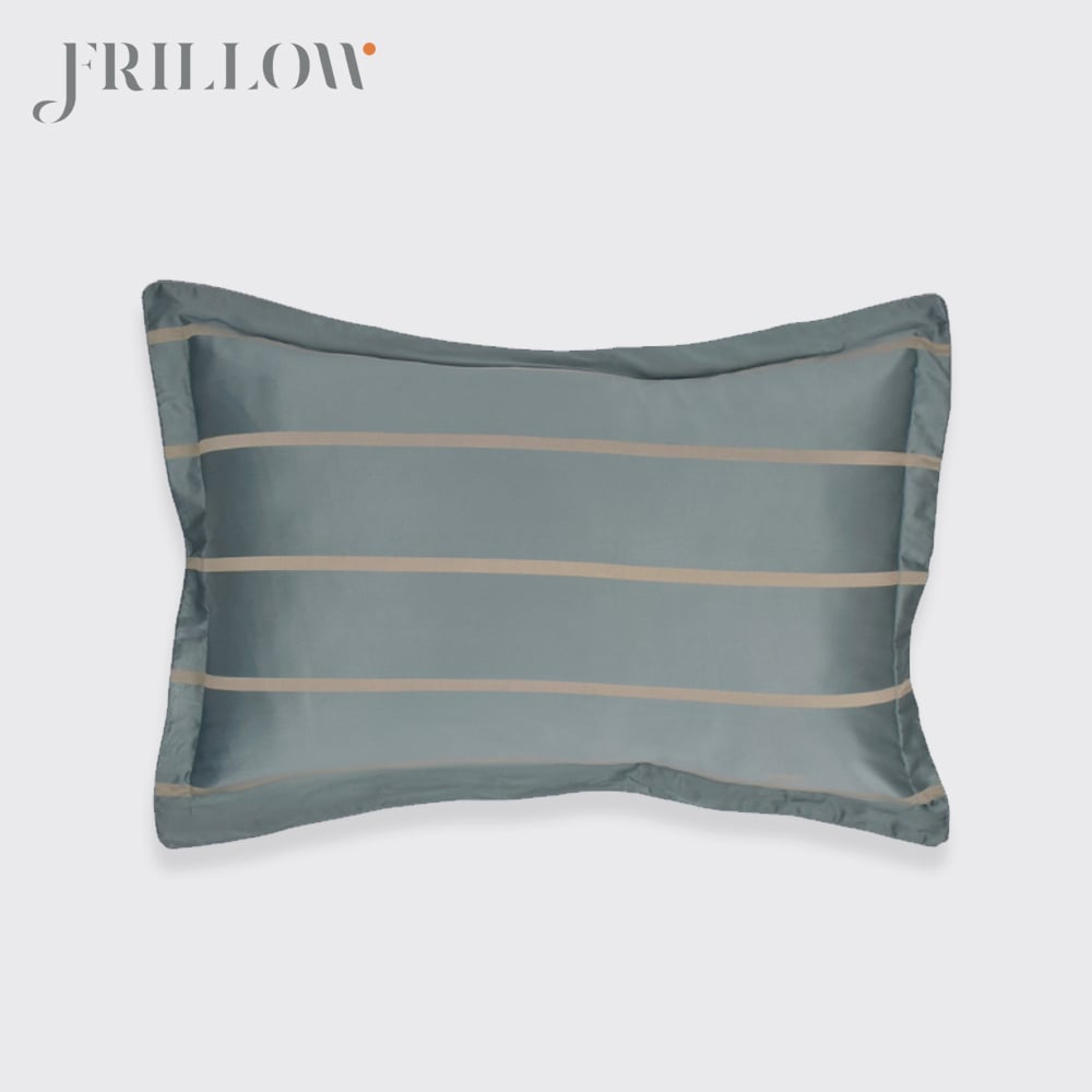 ชุดผ้าปูที่นอน 5ฟุต 3ชิ้น FRILLOW 800TC COTTON SILK สี ECLIPSE GREY คอลเลคชั่น PRESTIGE_3