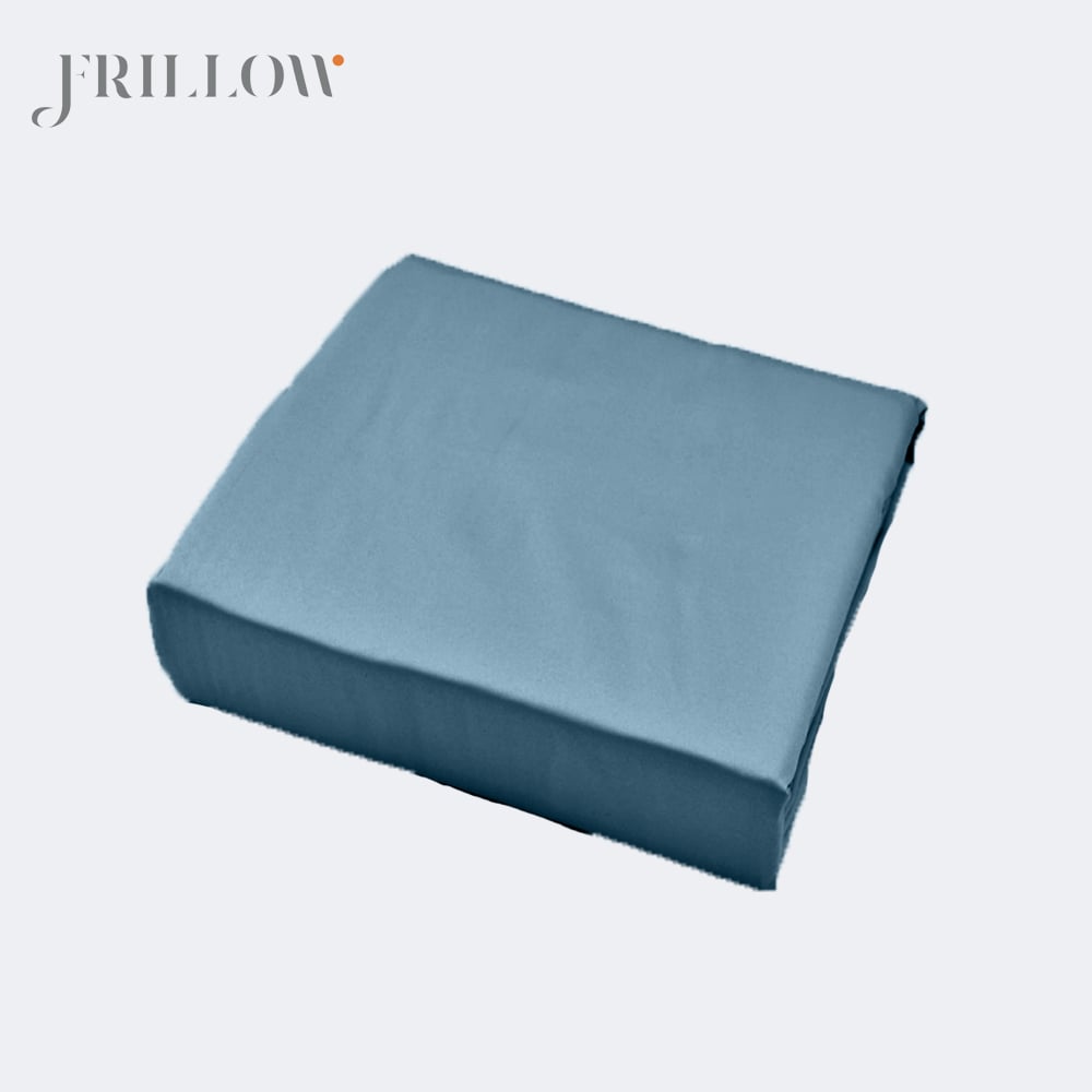 ชุดปลอกผ้านวม 100X90 นิ้ว FRILLOW 800TC COTTON SILK – สี SMOKY TEAL  คอลเลคชั่น PRESTIGE_3