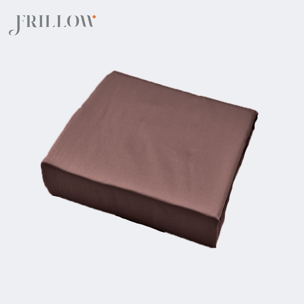 ชุดปลอกผ้านวม 70X90 นิ้ว FRILLOW 800TC COTTON SILK – สี DARK BROWN คอลเลคชั่น PRESTIGE_3