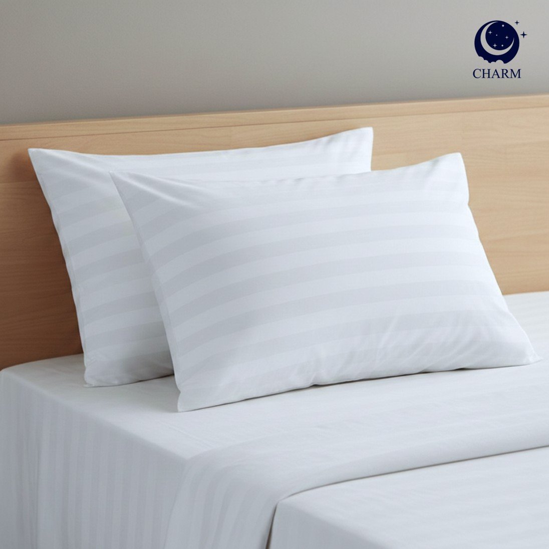 CHARM หมอนหนุน รุ่น COMFORT แพ็คคู่ ขนาด 17 X 27 นิ้ว นุ่มสบาย ใช้ได้ทุกวัน_9