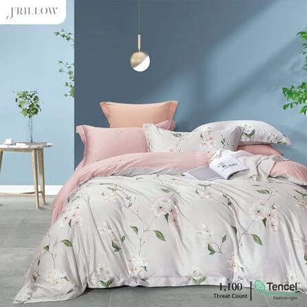 ชุดผ้าปูที่นอน 3.5 ฟุต 3 ชิ้น Frillow สี Lady Bloom_1