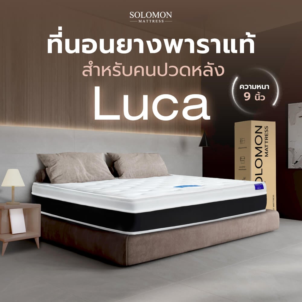 ที่นอน 5 ฟุต SOLOMON รุ่น LUCA หนา 9 นิ้ว_1