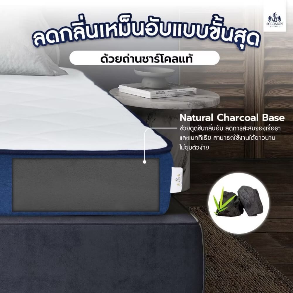ที่นอน 5 ฟุต SOLOMON รุ่น Deep Sleep หนา 7 นิ้ว