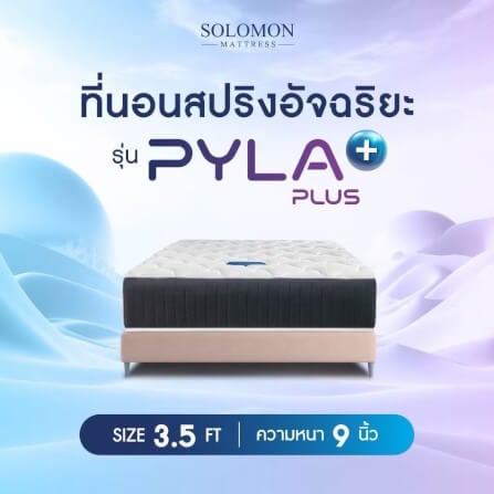 ที่นอน 3.5 ฟุต SOLOMON รุ่น PYLA PLUS หนา 9 นิ้ว _1