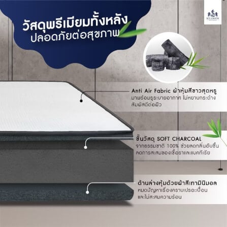ที่นอน 3.5 ฟุต SOLOMON รุ่น ดูดวิญญาณ หนา 4 นิ้ว_2