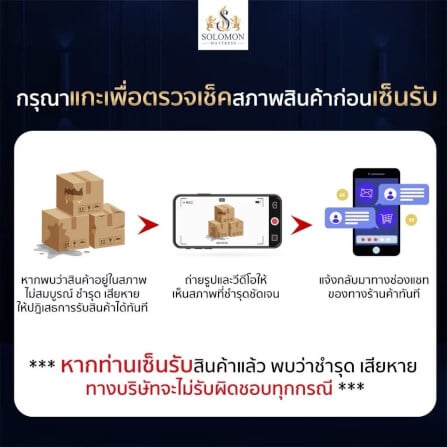 ชุดผ้าปูที่นอน 5 ฟุต เซท 5 ชิ้น SOLOMON สีน้ำตาล_4