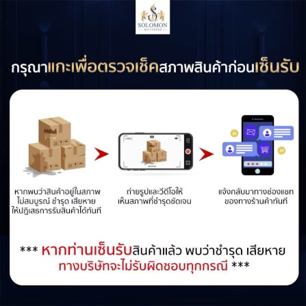 ชุดผ้าปูที่นอน 6 ฟุต เซท 5 ชิ้น SOLOMON สีน้ำตาล_4