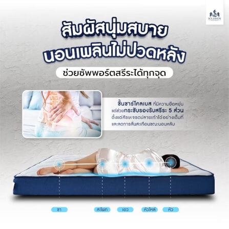ที่นอน 5 ฟุต SOLOMON รุ่น Deep Sleep หนา 7 นิ้ว_4