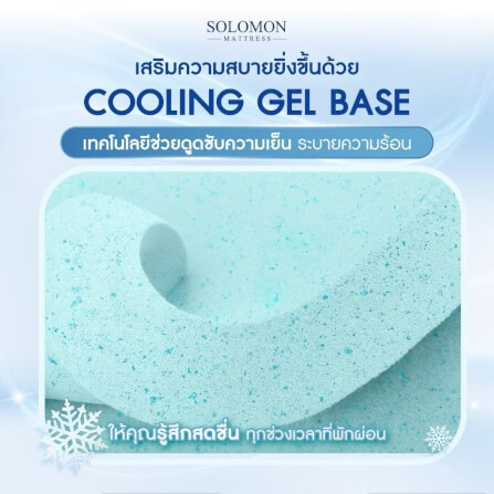 ที่นอน 3.5 ฟุต SOLOMON รุ่น Cooling Max หนา 6 นิ้ว _5
