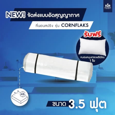 ที่นอน 6 ฟุต SOLOMON รุ่น Cornflaks หนา 9 นิ้ว _6