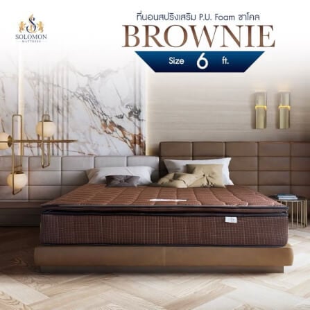 ที่นอน 6 ฟุต SOLOMON รุ่น Brownie หนา 10 นิ้ว _4