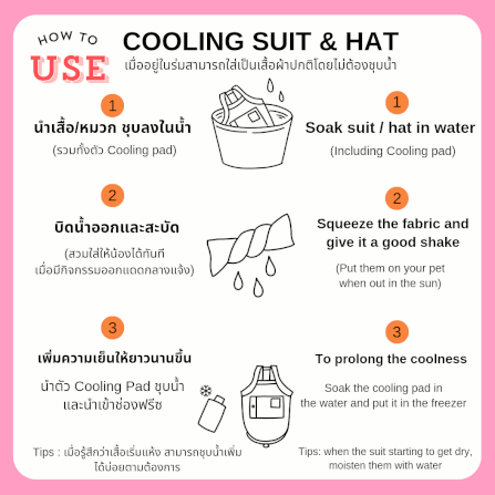 หมวกสัตว์เลี้ยง PUPPY GALLERY ไซซ์ S สีฟ้า มาพร้อม Cooling Pads_9
