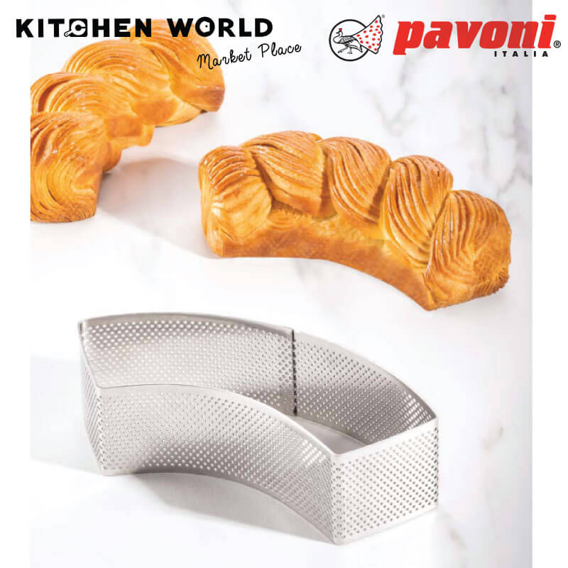 พิมพ์เค้กสแตนเลสเมซซาลูน่าเจาะรู PAVONI BW1436-56 ขนาด 15.7 ซม._5