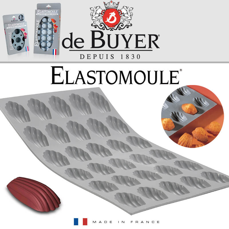 พิมพ์ซิลิโคนมินิมาเดอลีน DE BUYER 1851.01D จำนวน 30 ช่อง