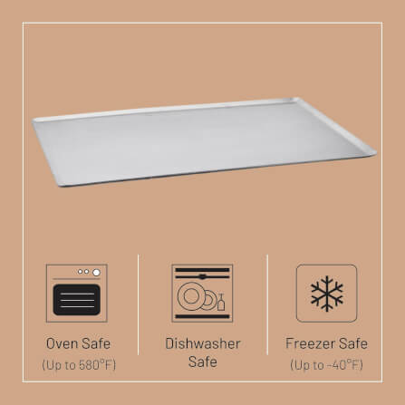 ถาดอบขนมอลูมิเนียมขอบเฉียง DE BUYER BW1359-40 ขนาด 30X40 ซม._3