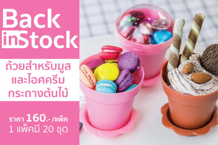 ชุดถ้วยขนมพร้อมฝาโดมและช้อน KCW PK1314-YE จำนวน 20 ชิ้น สีเหลือง_4