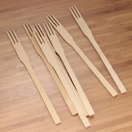 ส้อมจิ้มอาหารทำจากไม้ไผ่เนื้อแข็ง SOLIA VO11213 PK1209 แพ็ค 100 ชิ้น_8