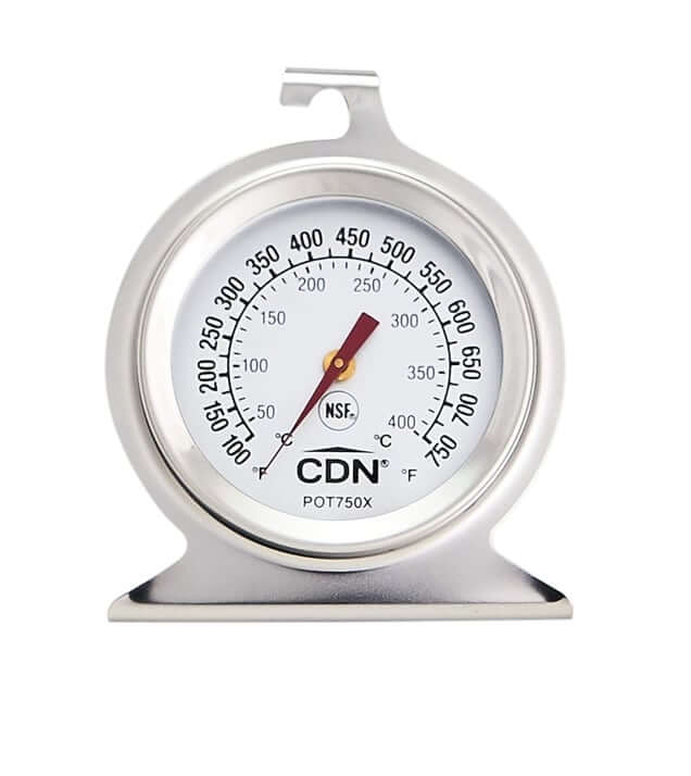 เครื่องวัดอุณหภูมิเตาอบความร้อนสูง CDN POT750X สีเงิน