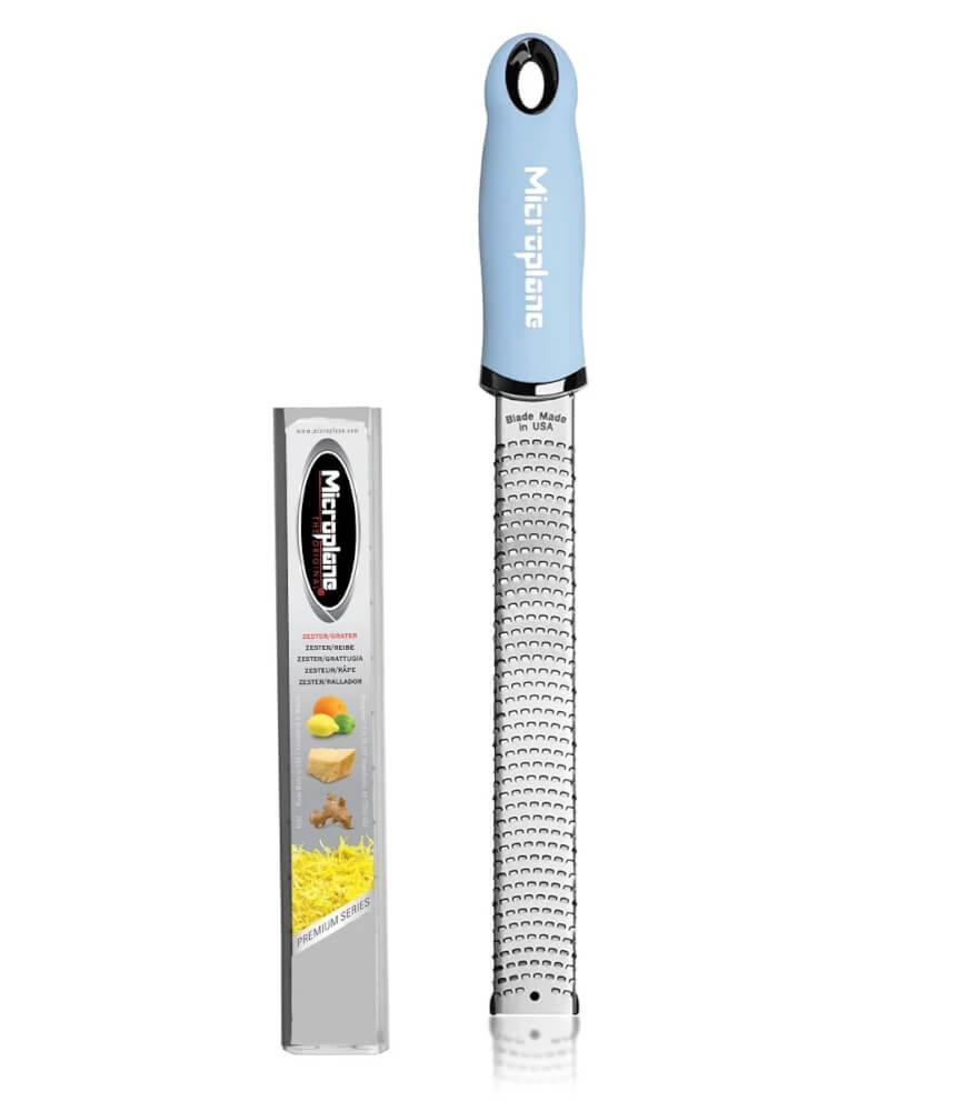 มีดขูดผิวมะนาวคลาสสิกพรีเมี่ยม Microplane PT0075-BB สีฟ้าอ่อน_0