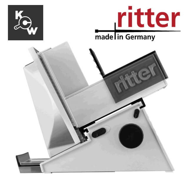 เครื่องสไลด์ขนมปังแบบมอเตอร์ Ritterwerk Amido 3 65 วัตต์ (558.021) สีเงิน