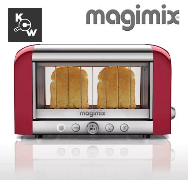 เครื่องปิ้งขนมปัง Magimix MA2306-RE Vision 11540 สีแดง