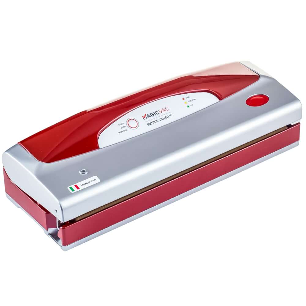 เครื่องซีลสูญญากาศ MagicVac V402PK3 Genius สีเงินแดง