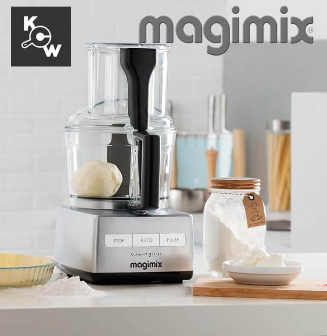 เครื่องบดสับอาหาร Magimix 18371F MA0873-SA Compact 3200XL สีเงิน