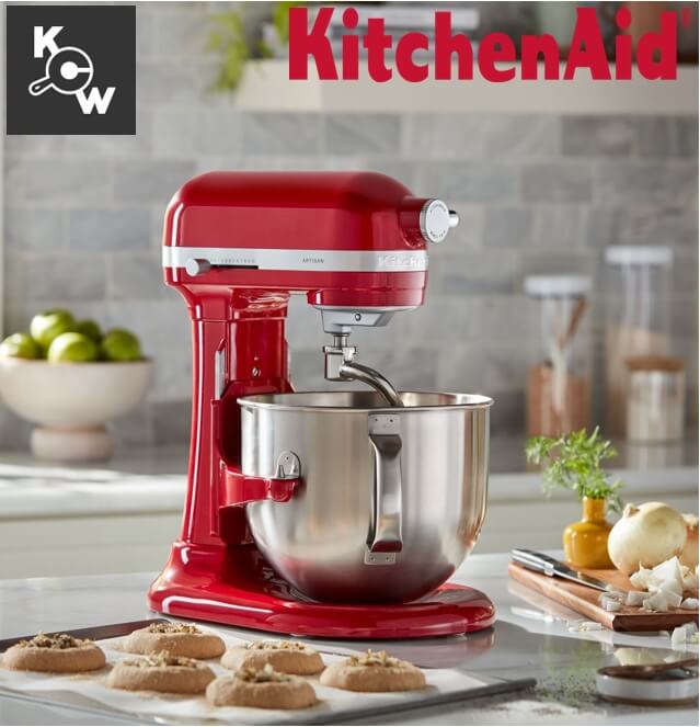เครื่องนวดแป้งขนมปัง KitchenAid 5KSM60SPXTER 375 วัตต์ ขนาด 6 ลิตร สีแดง 