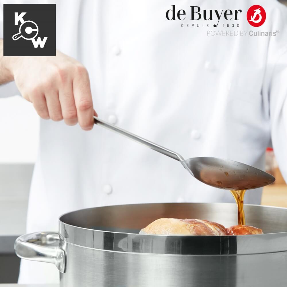 ทัพพีตักซอสสเตนเลส de Buyer 3982.10 ด้ามจับยาว 28ซม.