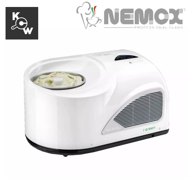 เครื่องทำไอศกรีมเจลาโต้ Nemox NXT1 Automatic MA2927 I-Green 150วัตต์ สีขาว