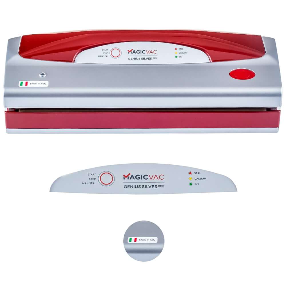 เครื่องซีลสูญญากาศ MagicVac V402PK3 Genius สีเงินแดง