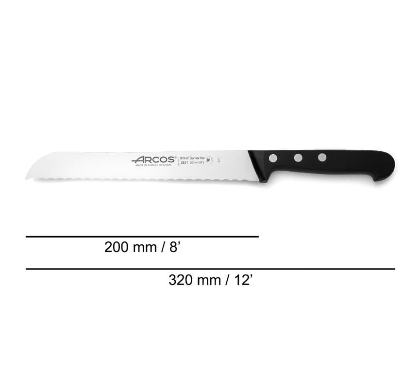 มีดตัดขนมปัง (หยัก) Arcos 282104 ขนาด 20 ซม.