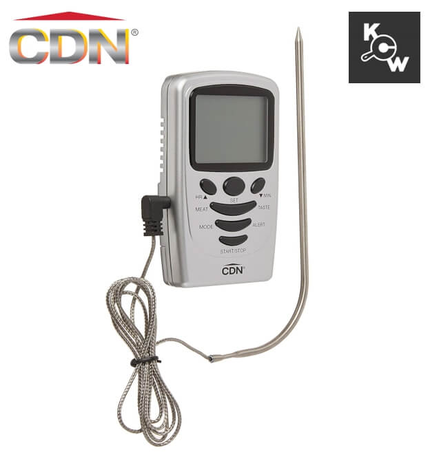 เครื่องวัดอุณหภูมิแบบตั้งโปรแกรมได้/ตัวตั้งเวลา CDN PT0219 สีเงิน_3
