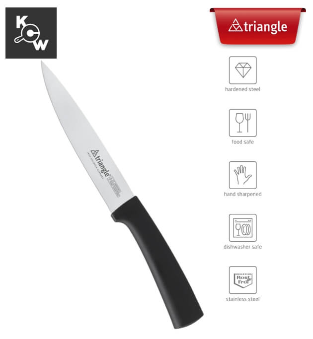 มีดทำครัวอเนกประสงค์สแตนเลส Triangle 661971610 ขนาด 16 ซม.