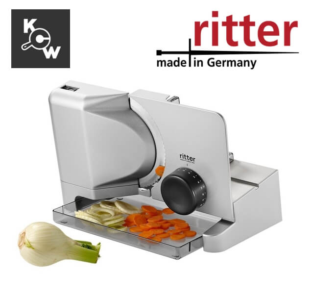 เครื่องสไลด์ขนมปังแบบมอเตอร์ Ritterwerk Arcus 3 65 วัตต์ (515.023) สีเงิน