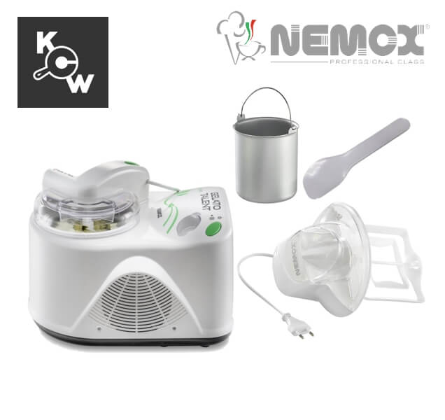เครื่องทำไอศกรีมเจลาโต้ Nemox Talent MA2928 I-Green 110 วัตต์ สีขาว