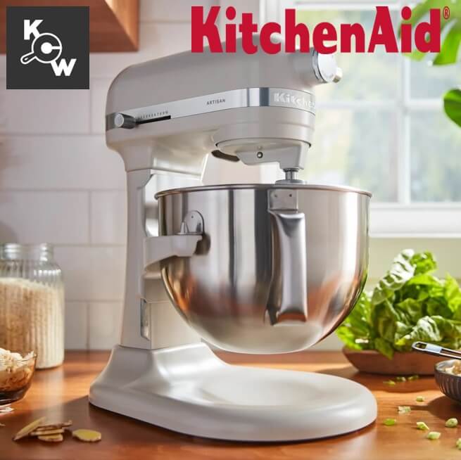 เครื่องนวดแป้งขนมปัง KitchenAid 5KSM60SPXTWH 375 วัตต์ ขนาด 6 ลิตร สีขาว