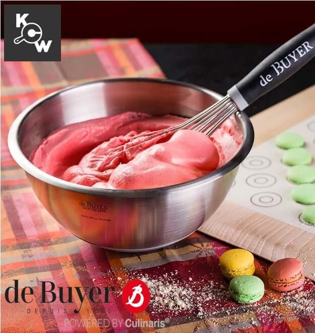 ตะกร้อตีไข่สแตนเลสบอลลูน de buyer 2611.35 ยาว 35 ซม.