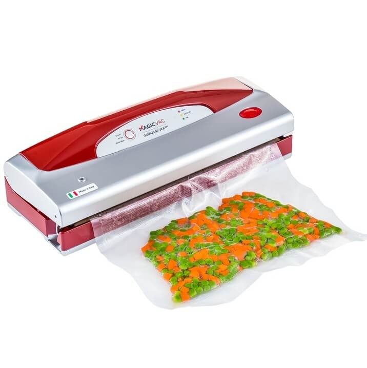 เครื่องซีลสูญญากาศ MagicVac V402PK3 Genius สีเงินแดง