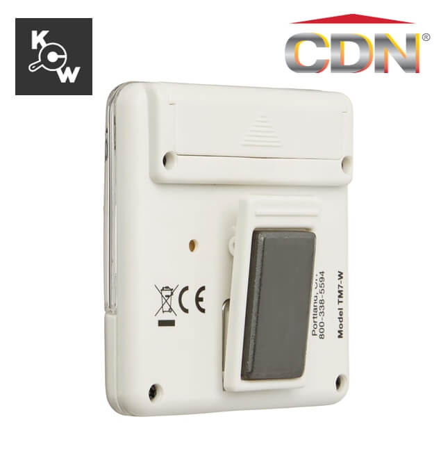 นาฬิกาปลุกจับเวลา CDN TM7-W สีขาว