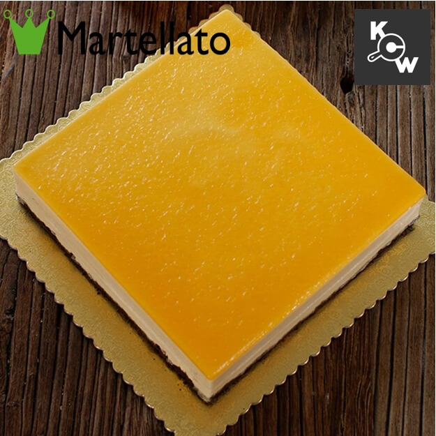 แม่พิมพ์อบเค้กสแตนเลสสีเหลี่ยม Martellato 5H5X12 ขนาด 12x12x5 ซม.