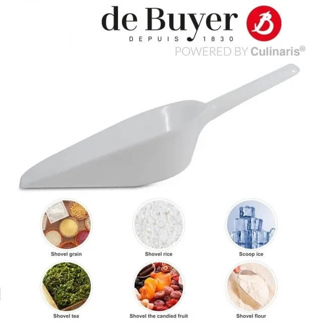 ที่ตักแป้งโพลีโพรพิลีน de buyer 4370.05N ขนาด 32 ซม.